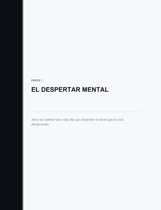 Vista previa de separador de parte del libro INCÓGNITO
